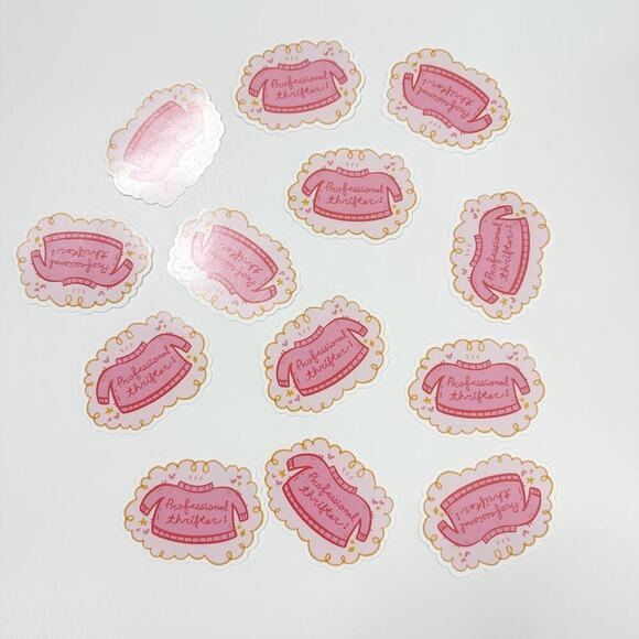 2/$24 NEW Professional Thrifter Sticker, Thrifting Reselling Gift - Picture 3 of 9